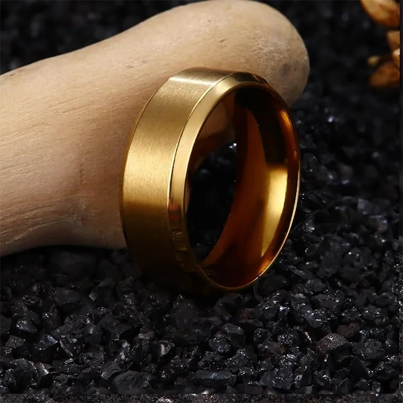 Man Ring i rustfrit stål